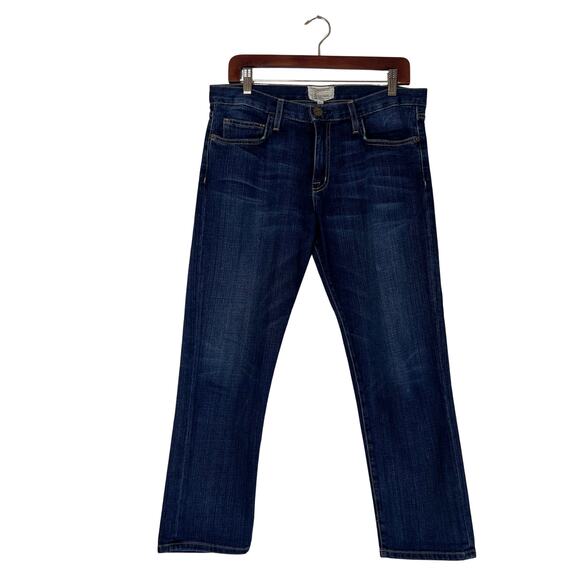 Current/Elliott Denim - Current/Elliott The Boyfriend Loved Jeans 27 Dark Wash Relaxed Fit Made in USA